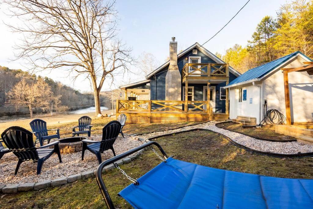 Riverside Relaxer W/Hot Tub+Fire Pit +Wifi & View แฟรงคลิน ภายนอก รูปภาพ